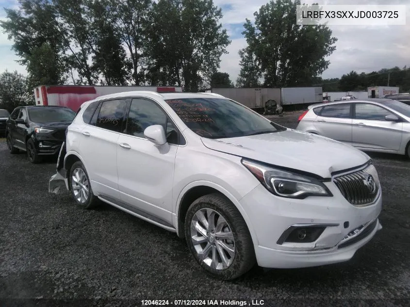 2018 Buick Envision VIN: LRBFX3SXXJD003725 Lot: 12046224