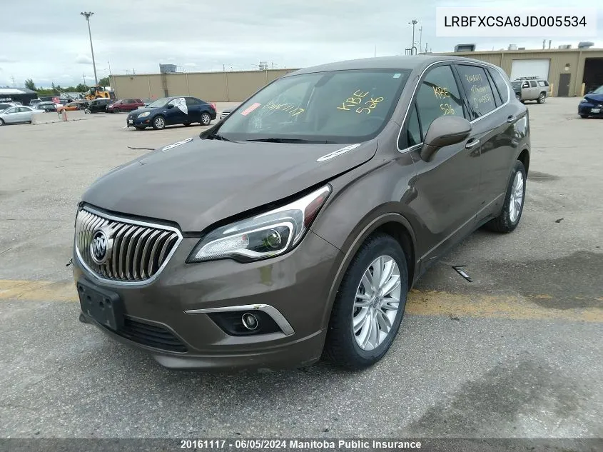 LRBFXCSA8JD005534 2018 Buick Envision