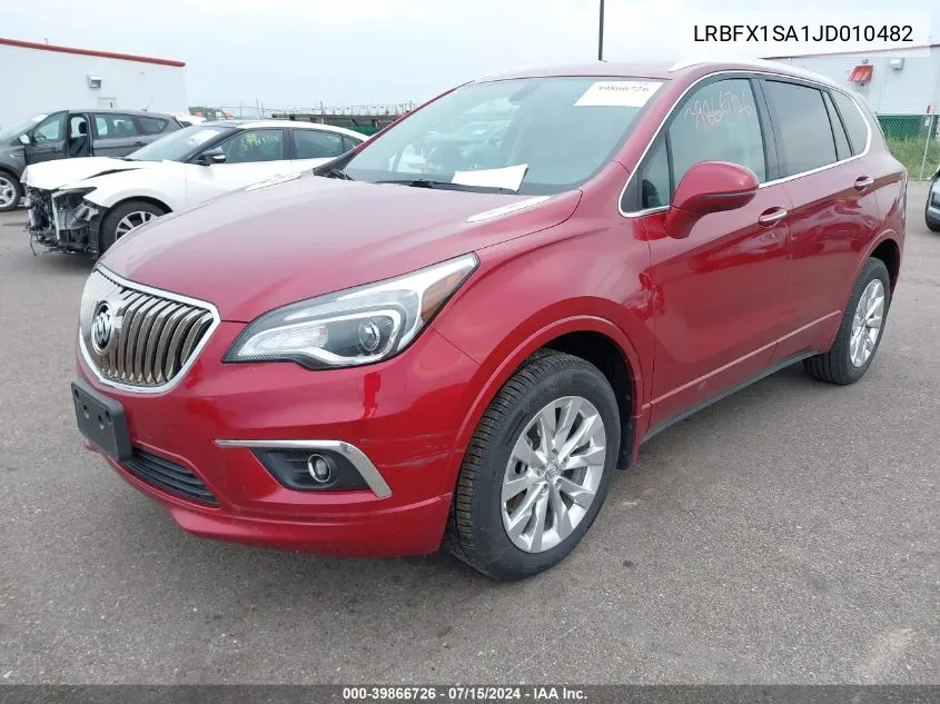 2018 Buick Envision Essence VIN: LRBFX1SA1JD010482 Lot: 39866726