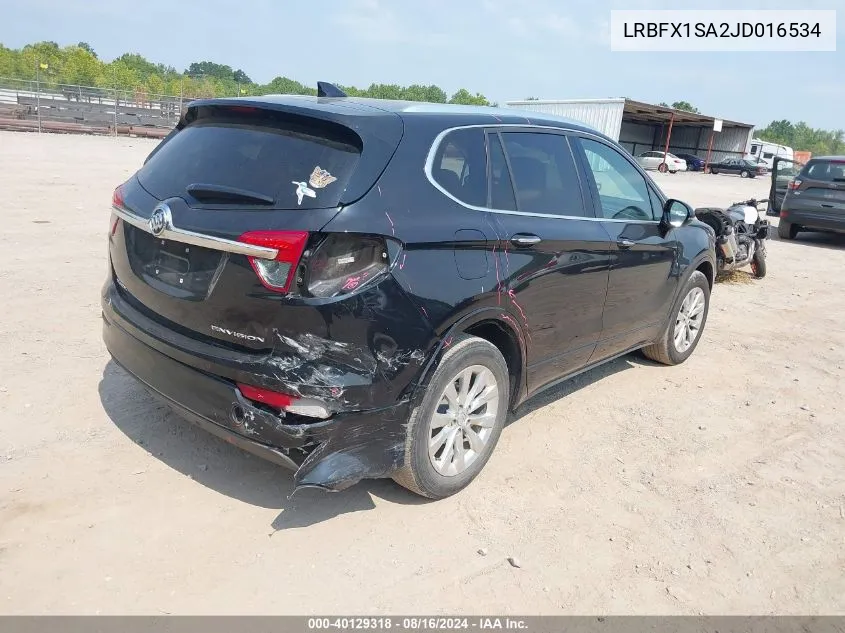 2018 Buick Envision Essence VIN: LRBFX1SA2JD016534 Lot: 40129318