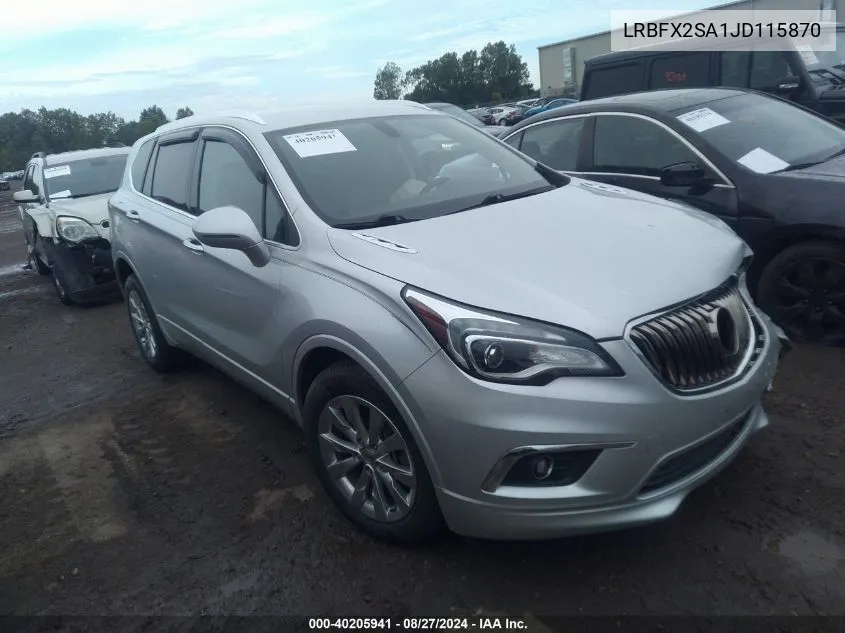 2018 Buick Envision Essence VIN: LRBFX2SA1JD115870 Lot: 40205941