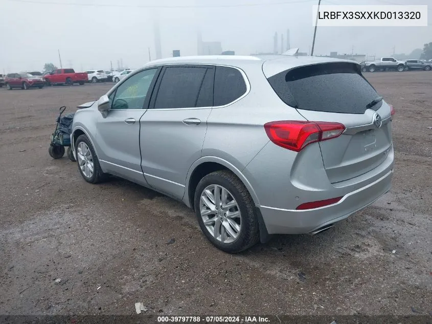 2019 Buick Envision Awd Premium I VIN: LRBFX3SXXKD013320 Lot: 39797788