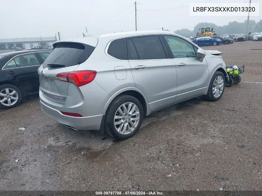 2019 Buick Envision Awd Premium I VIN: LRBFX3SXXKD013320 Lot: 39797788