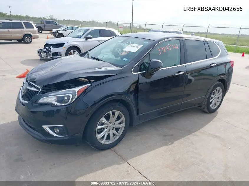 2019 Buick Envision Fwd Preferred VIN: LRBFXBSA4KD042656 Lot: 39883702