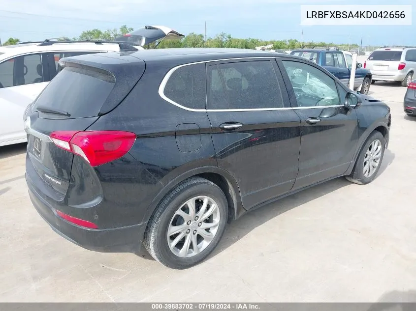 LRBFXBSA4KD042656 2019 Buick Envision Fwd Preferred