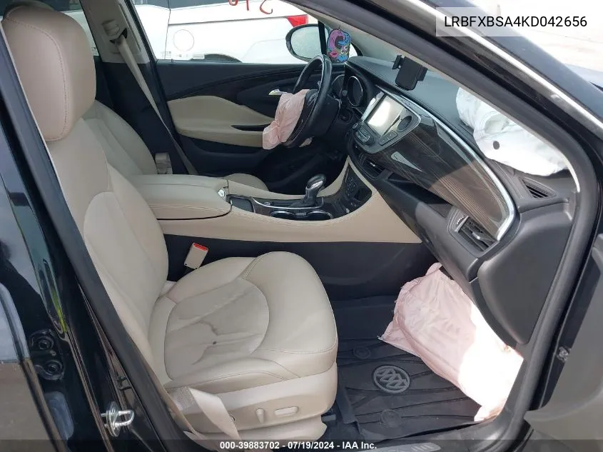 2019 Buick Envision Fwd Preferred VIN: LRBFXBSA4KD042656 Lot: 39883702