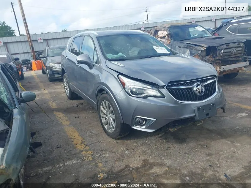 2019 Buick Envision Awd Essence VIN: LRBFX2SA2KD144327 Lot: 40022306