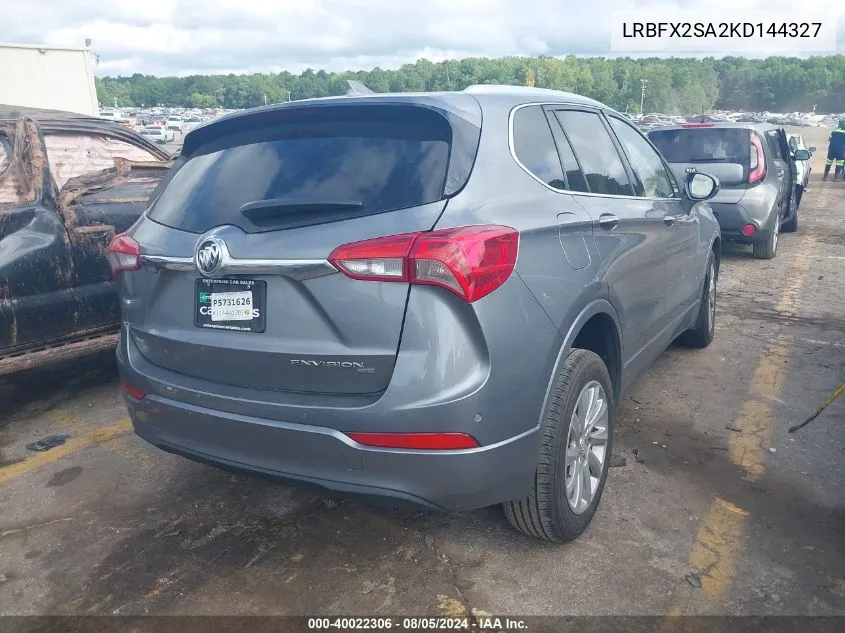 LRBFX2SA2KD144327 2019 Buick Envision Awd Essence