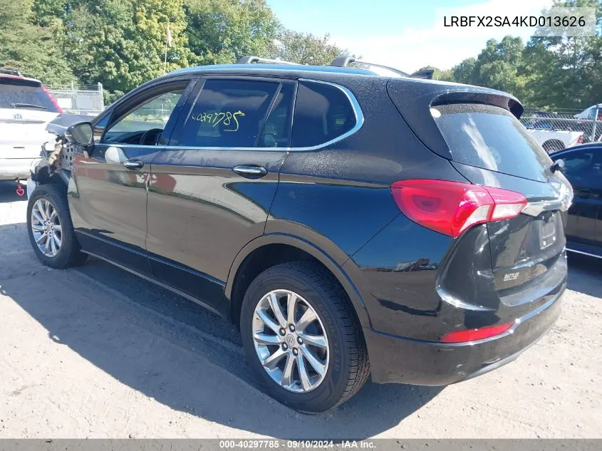 2019 Buick Envision Awd Essence VIN: LRBFX2SA4KD013626 Lot: 40297785