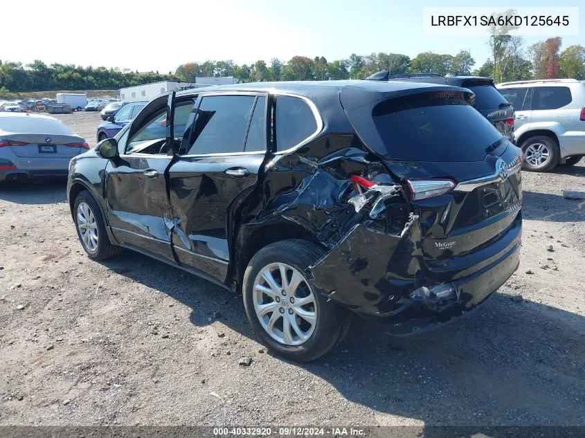 LRBFX1SA6KD125645 2019 Buick Envision Awd Preferred