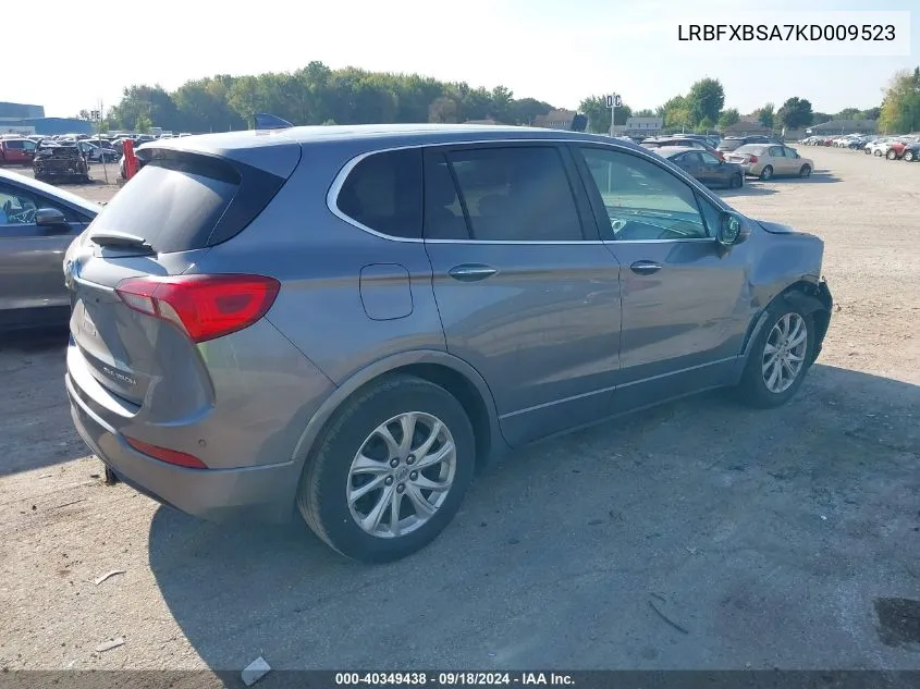 LRBFXBSA7KD009523 2019 Buick Envision Preferred