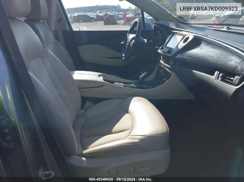 2019 Buick Envision Preferred VIN: LRBFXBSA7KD009523 Lot: 40349438