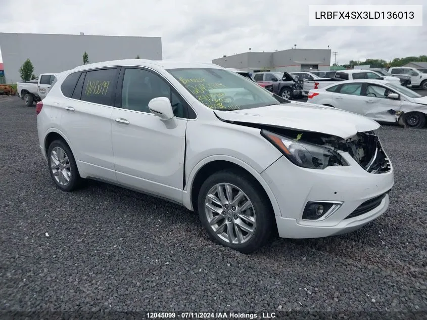 LRBFX4SX3LD136013 2020 Buick Envision