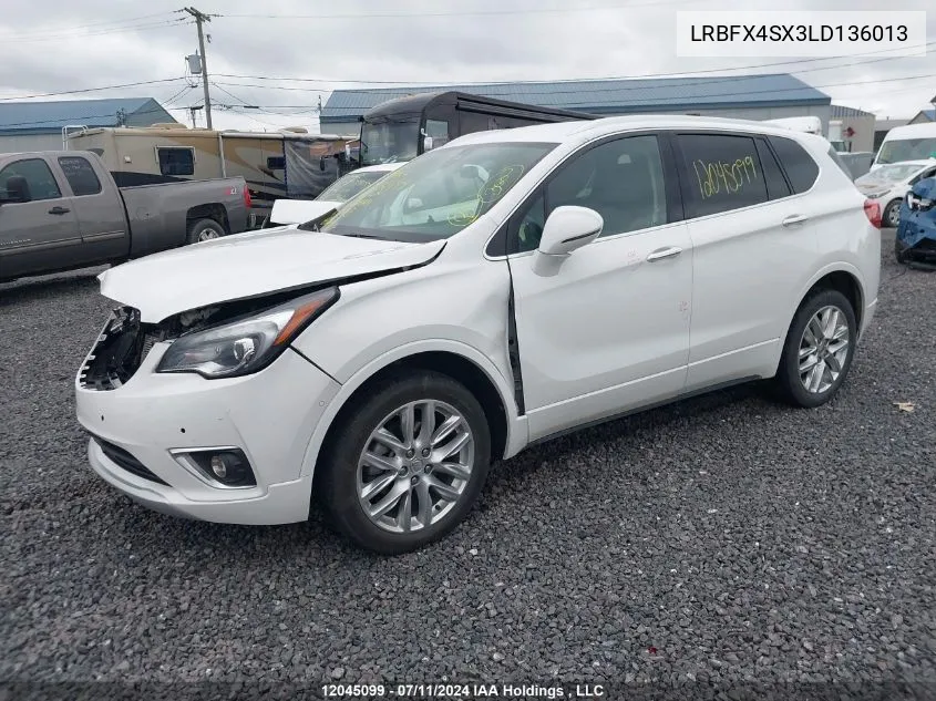 LRBFX4SX3LD136013 2020 Buick Envision