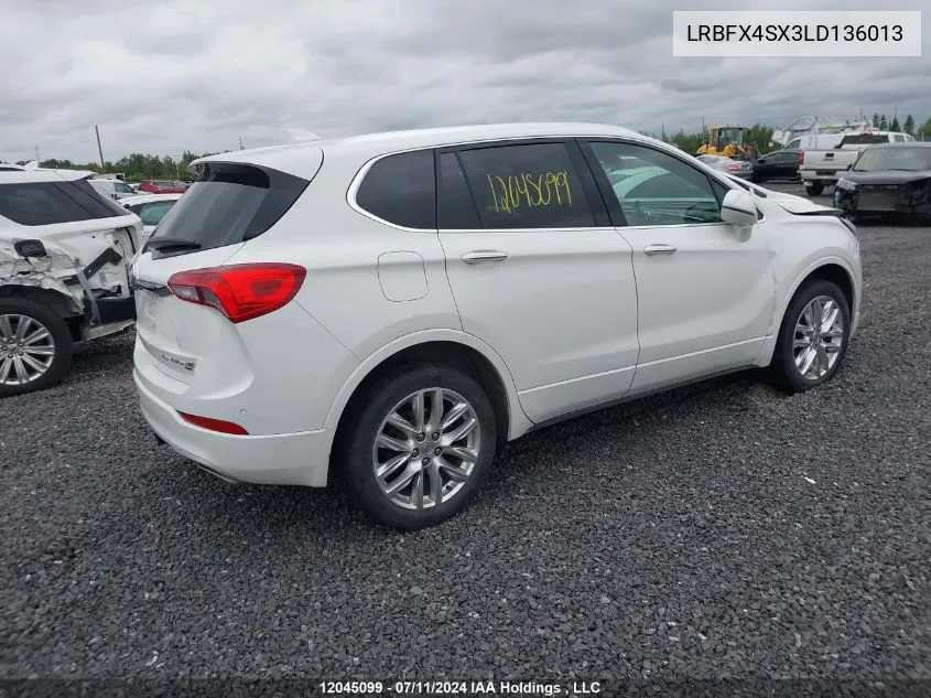 LRBFX4SX3LD136013 2020 Buick Envision