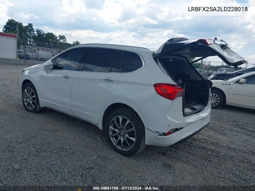 LRBFX2SA2LD228018 2020 Buick Envision Awd Essence