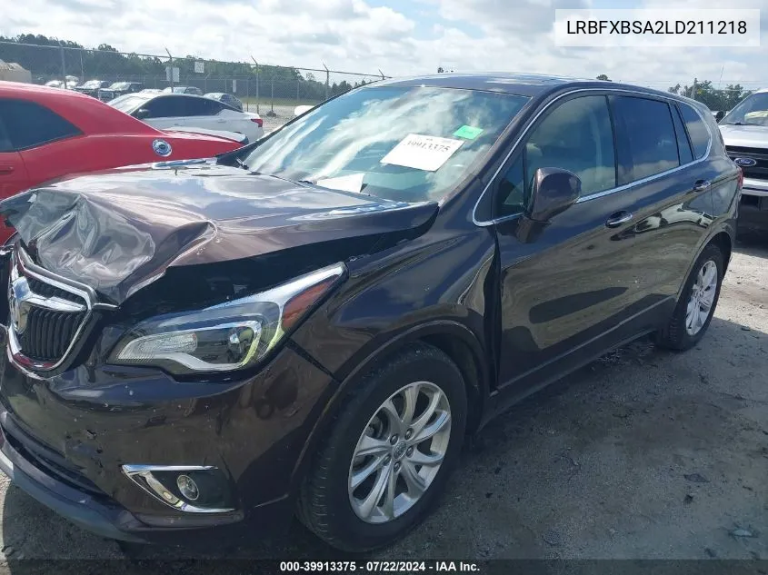 LRBFXBSA2LD211218 2020 Buick Envision Fwd Preferred