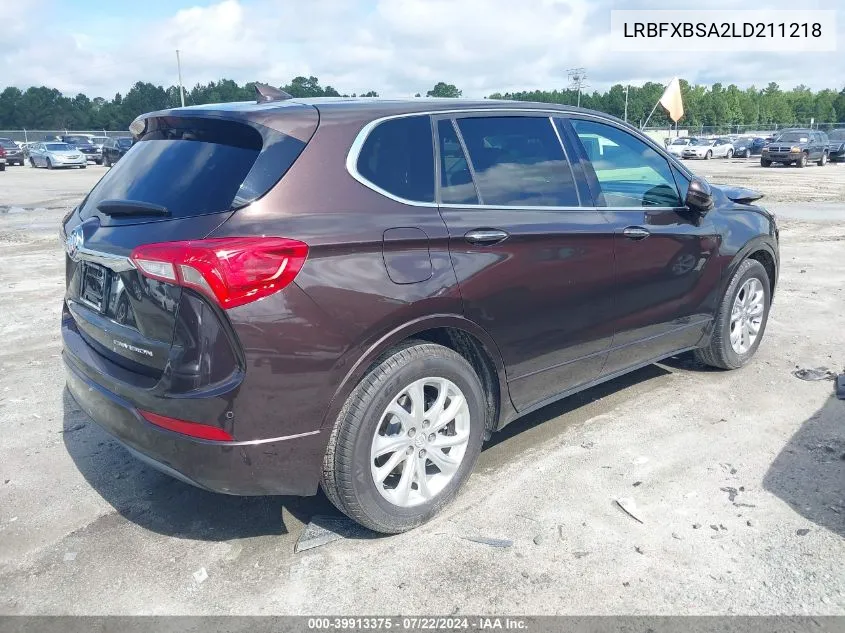 LRBFXBSA2LD211218 2020 Buick Envision Fwd Preferred