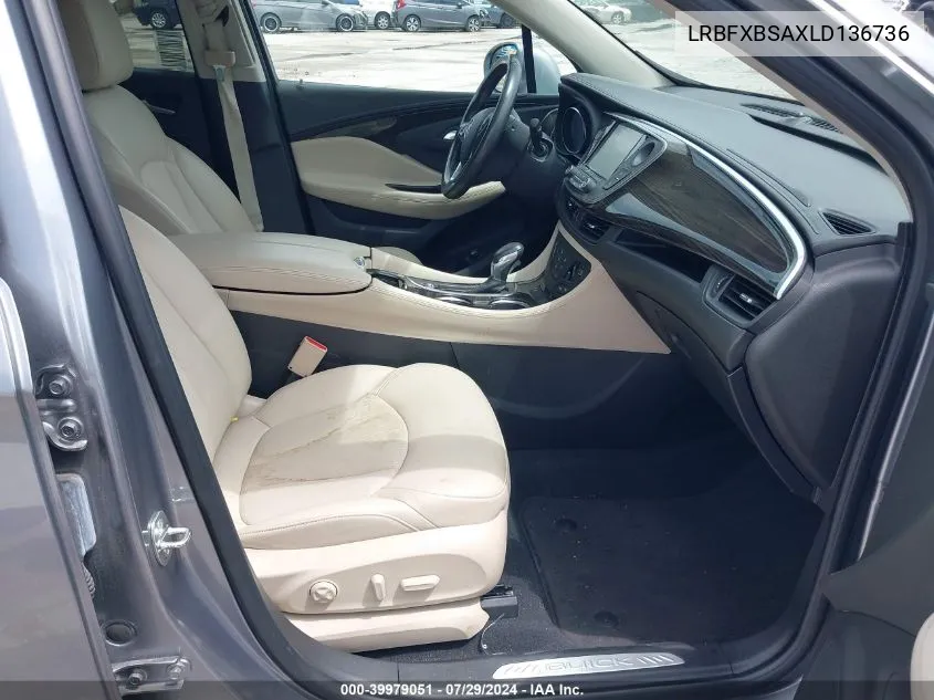 LRBFXBSAXLD136736 2020 Buick Envision Fwd Preferred