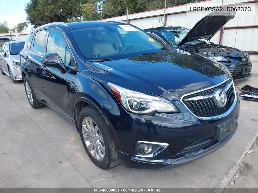 2020 Buick Envision Fwd Essence VIN: LRBFXCSA2LD068373 Lot: 40088051