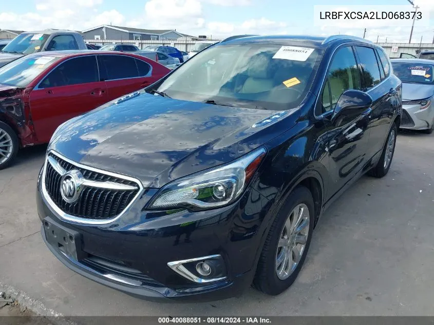 2020 Buick Envision Fwd Essence VIN: LRBFXCSA2LD068373 Lot: 40088051