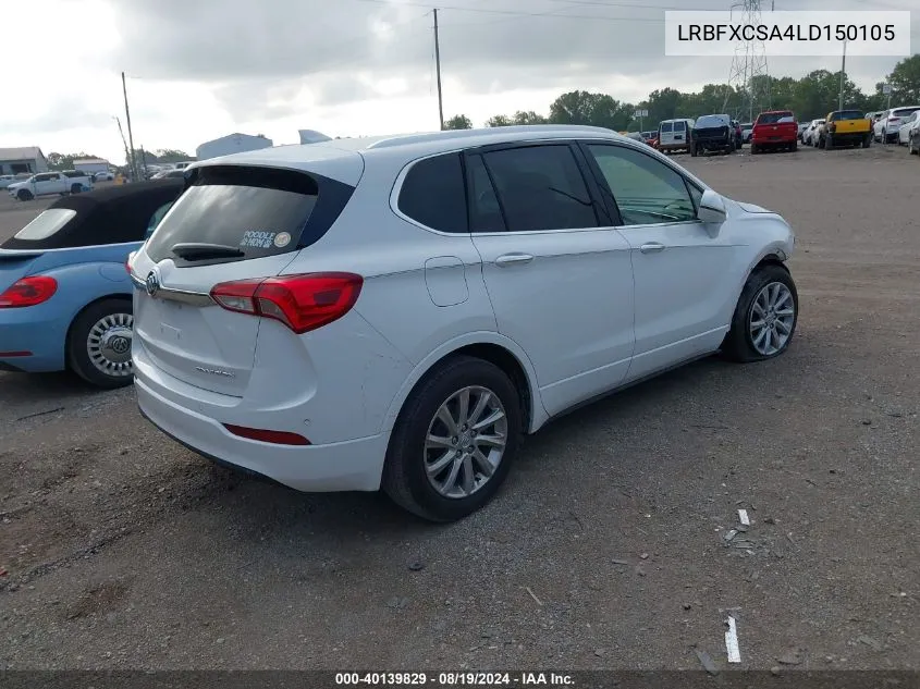 LRBFXCSA4LD150105 2020 Buick Envision Fwd Essence