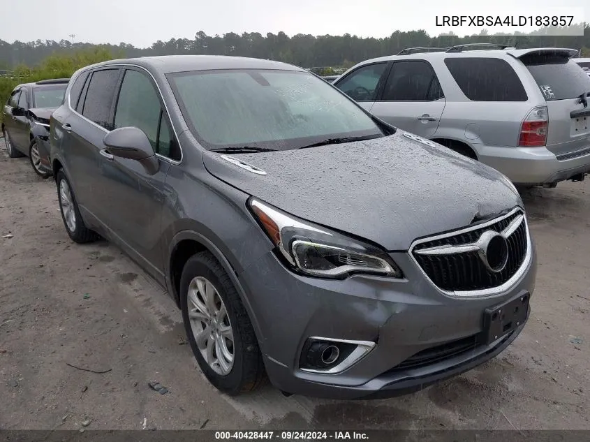 2020 Buick Envision Fwd Preferred VIN: LRBFXBSA4LD183857 Lot: 40428447