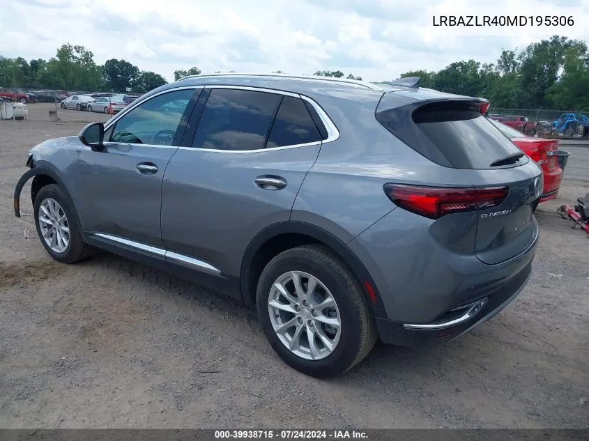 LRBAZLR40MD195306 2021 Buick Envision Fwd Preferred