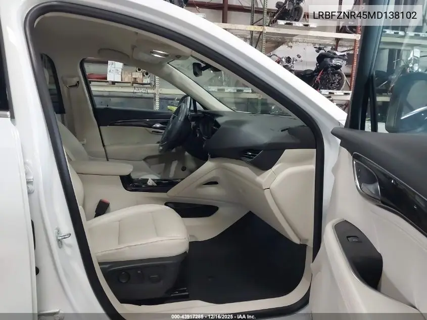LRBFZNR45MD138102 2021 Buick Envision Fwd Essence