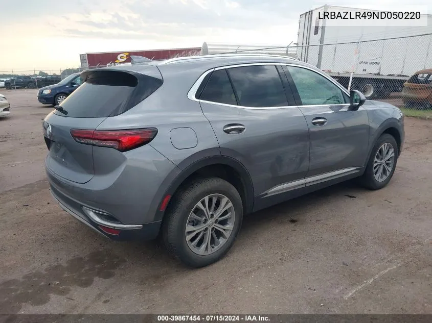 LRBAZLR49ND050220 2022 Buick Envision Fwd Preferred