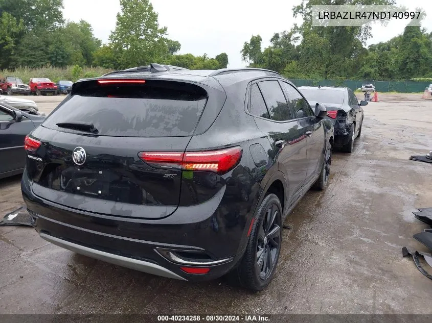 LRBAZLR47ND140997 2022 Buick Envision Fwd Preferred