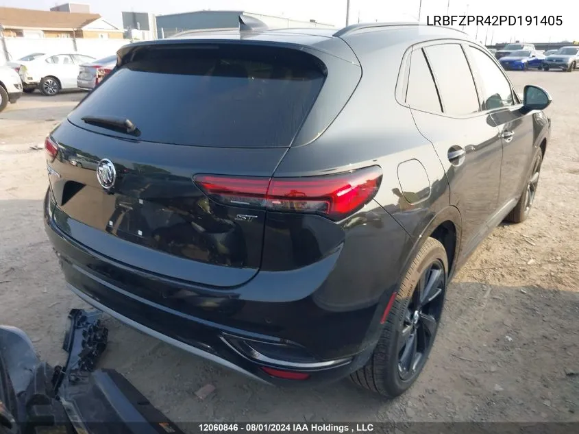 2023 Buick Envision Essence VIN: LRBFZPR42PD191405 Lot: 12060846