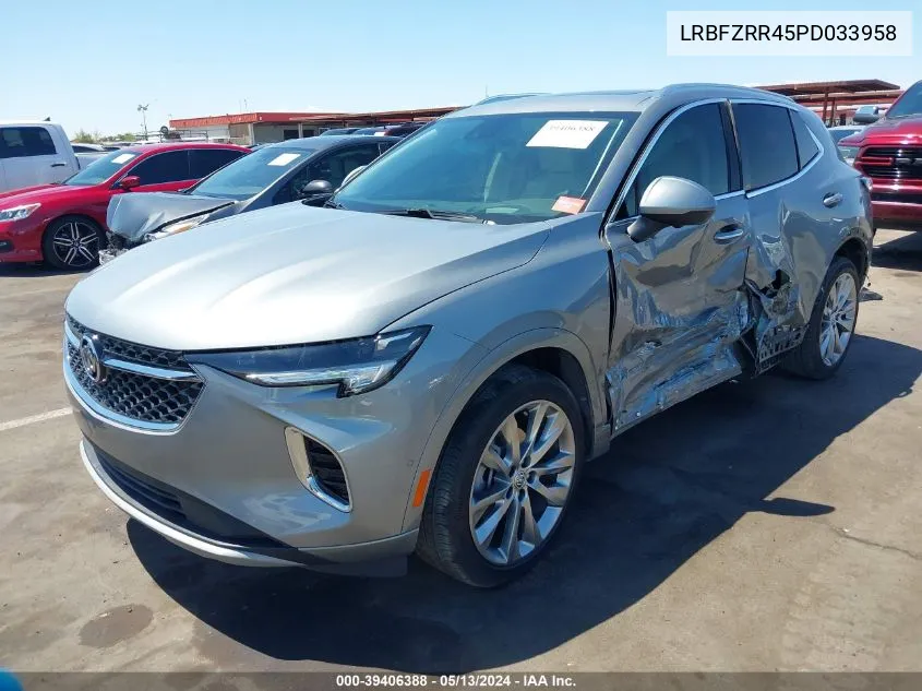 LRBFZRR45PD033958 2023 Buick Envision Avenir Fwd