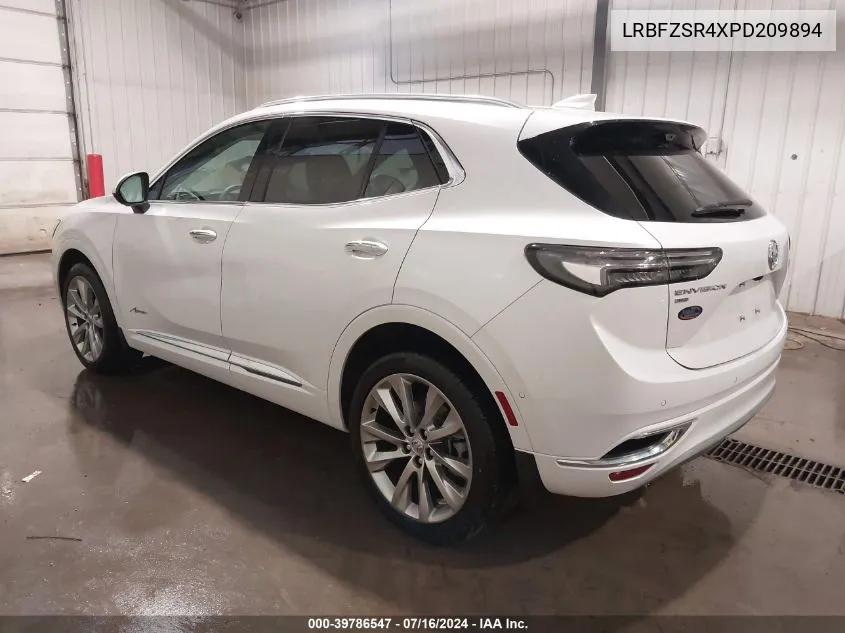 LRBFZSR4XPD209894 2023 Buick Envision Avenir Awd