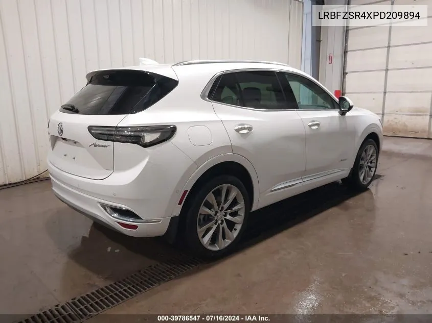 2023 Buick Envision Avenir Awd VIN: LRBFZSR4XPD209894 Lot: 39786547