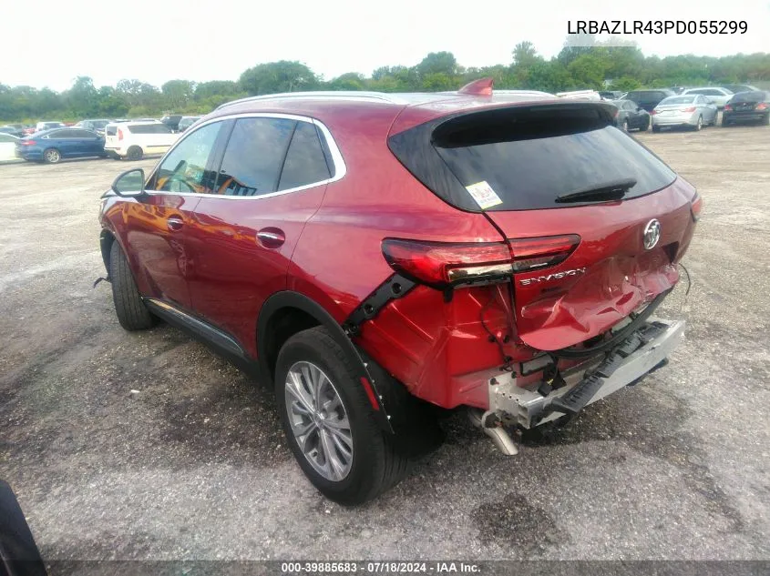 2023 Buick Envision Preferred Fwd VIN: LRBAZLR43PD055299 Lot: 39885683