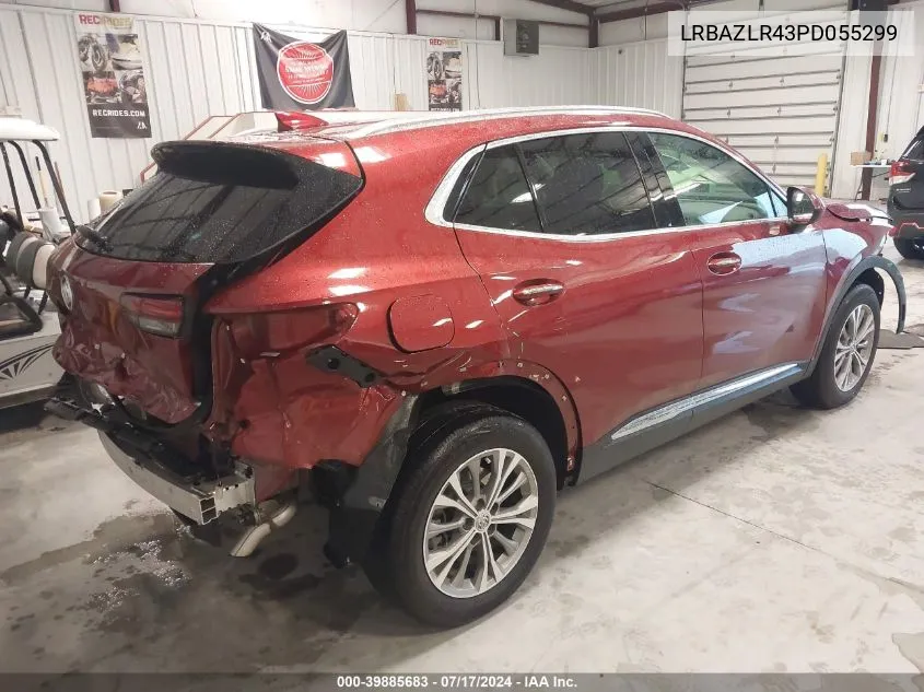 2023 Buick Envision Preferred Fwd VIN: LRBAZLR43PD055299 Lot: 39885683