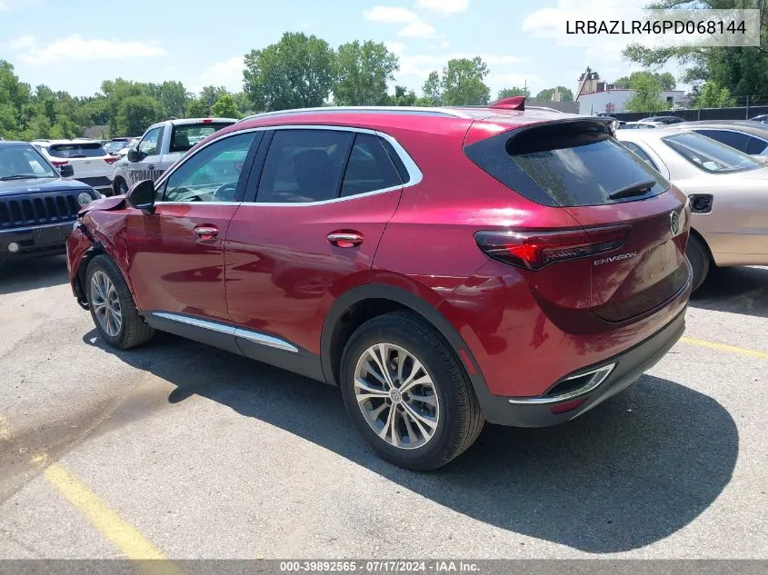 2023 Buick Envision Preferred Fwd VIN: LRBAZLR46PD068144 Lot: 39892565