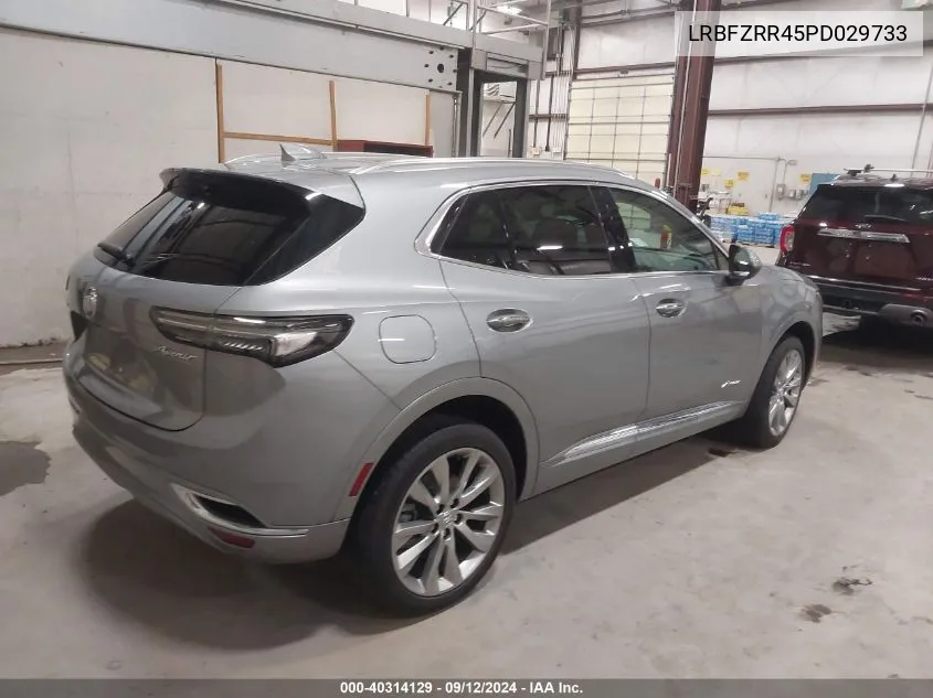 LRBFZRR45PD029733 2023 Buick Envision Avenir Fwd