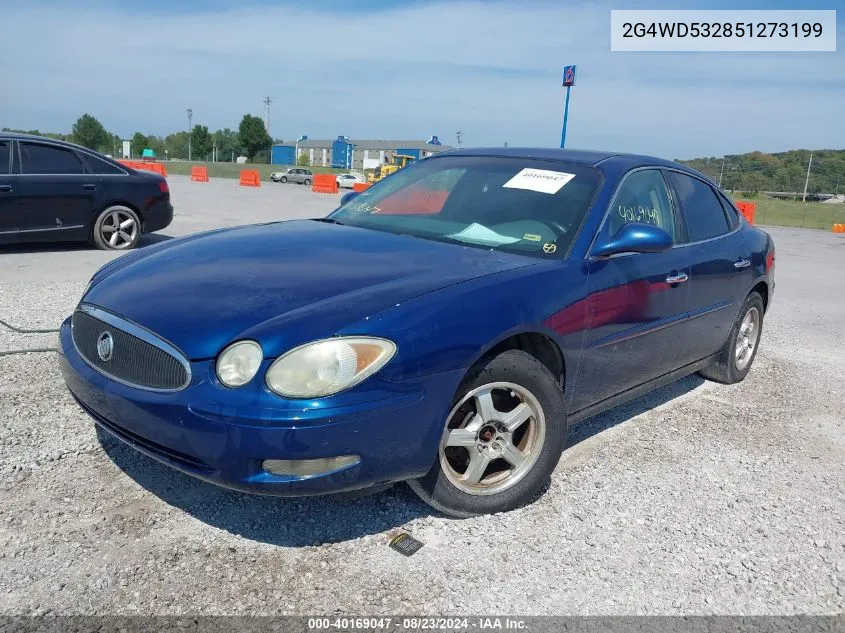 2005 Buick Lacrosse Cxl VIN: 2G4WD532851273199 Lot: 40169047