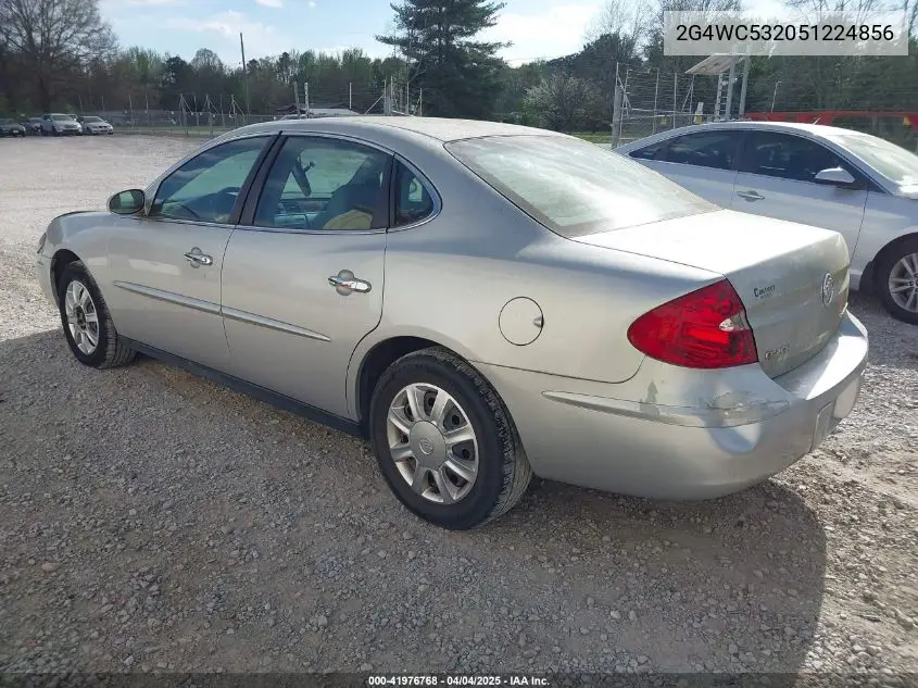 2005 Buick Lacrosse Cx VIN: 2G4WC532051224856 Lot: 41976768