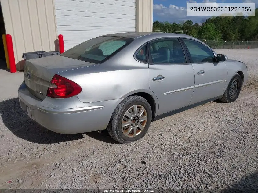2005 Buick Lacrosse Cx VIN: 2G4WC532051224856 Lot: 41976768