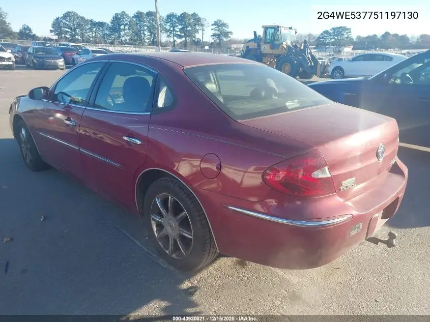 2G4WE537751197130 2005 Buick Lacrosse Cxs