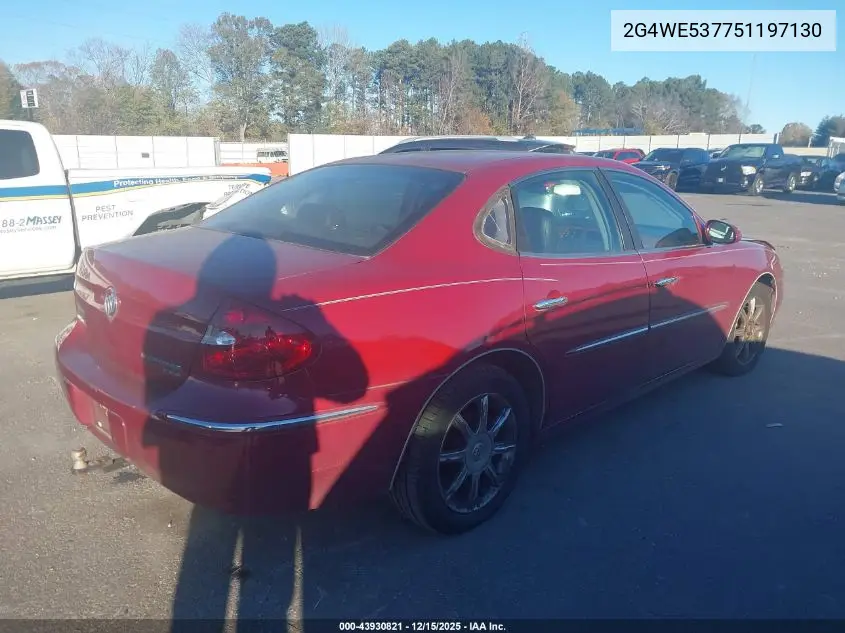 2G4WE537751197130 2005 Buick Lacrosse Cxs