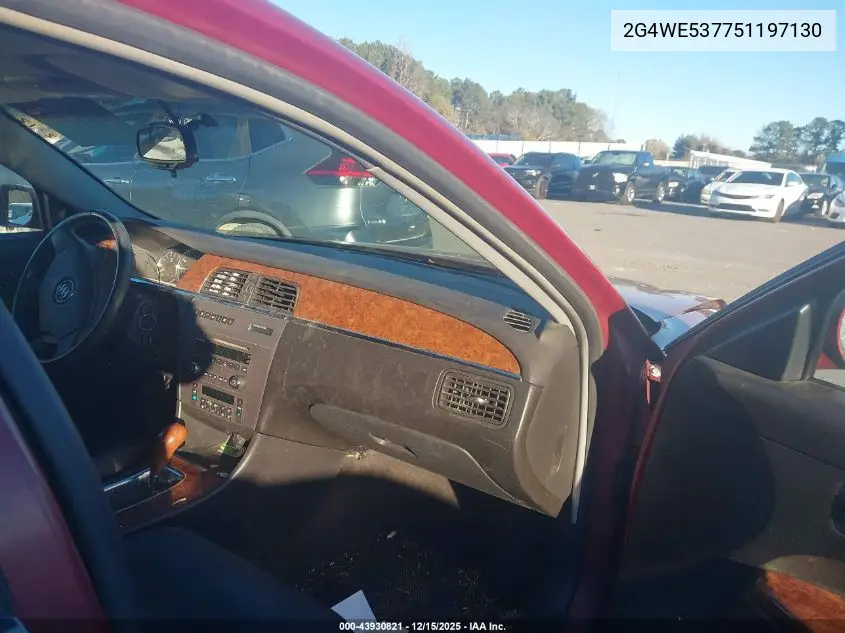 2G4WE537751197130 2005 Buick Lacrosse Cxs