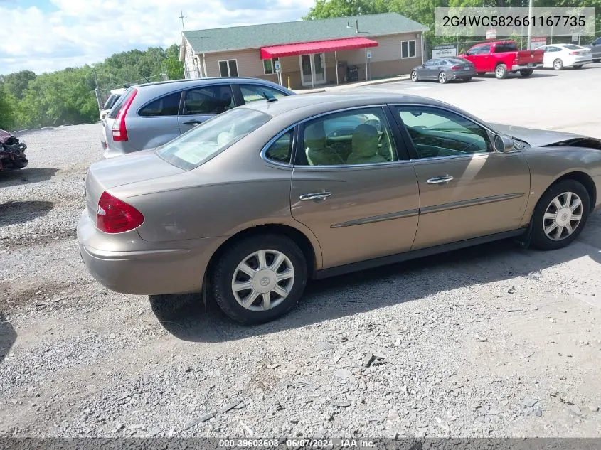 2006 Buick Lacrosse Cx VIN: 2G4WC582661167735 Lot: 39603603