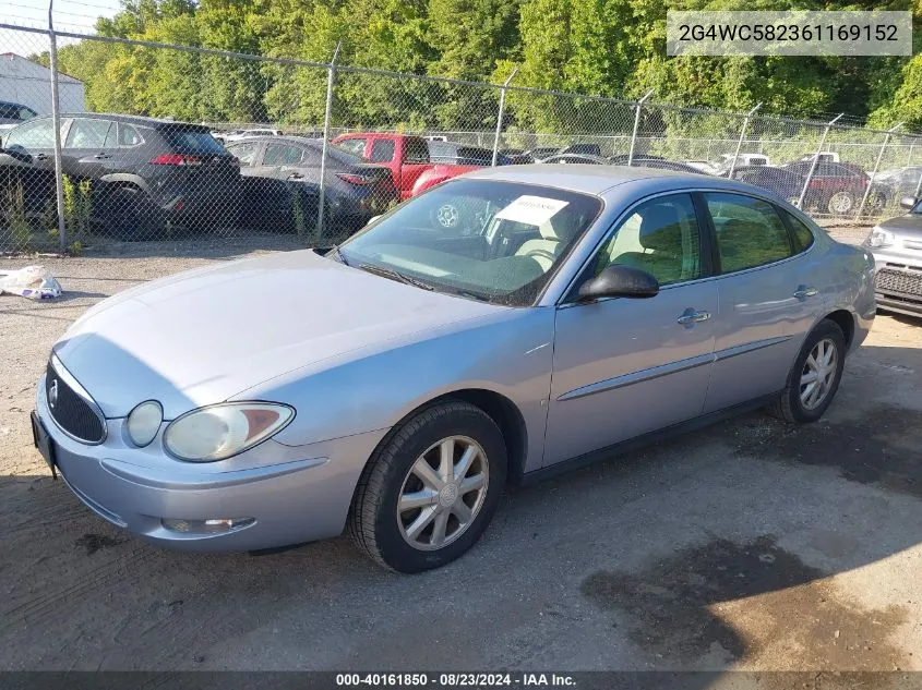 2006 Buick Lacrosse Cx VIN: 2G4WC582361169152 Lot: 40161850