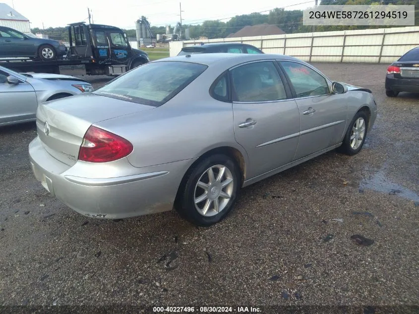 2G4WE587261294519 2006 Buick Lacrosse Cxs