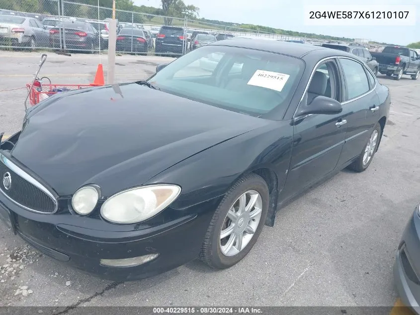 2006 Buick Lacrosse Cxs VIN: 2G4WE587X61210107 Lot: 40229515