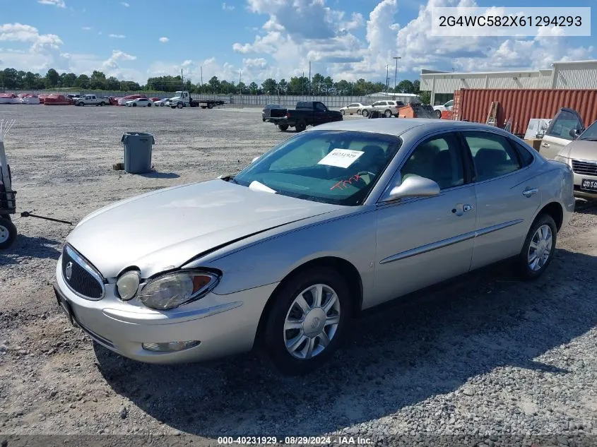 2006 Buick Lacrosse Cx VIN: 2G4WC582X61294293 Lot: 40231929